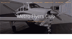 Desktop Screenshot of metroflyersclub.com